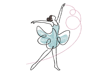 art sketch of beautiful young ballerina bow to the audience after the  performance; tutu, ballet shoes, ballet dancer; drawing isolated vector on  white Stock Vector | Adobe Stock